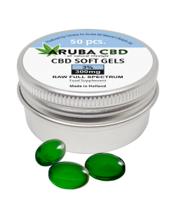 Aruba CBD Softgel capsules 300mg (3%)
